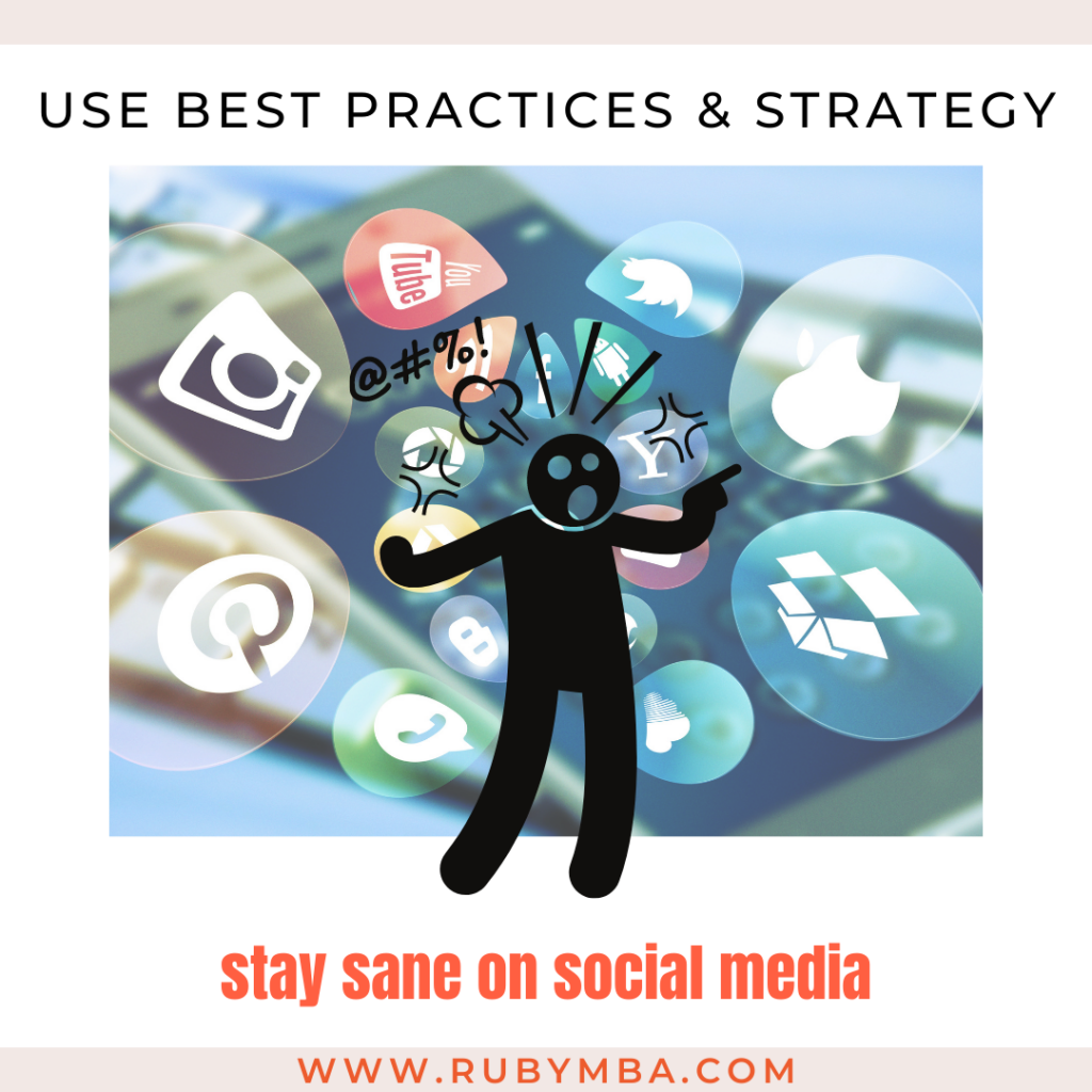 How best practices for social media in business are helping you to stay sane.